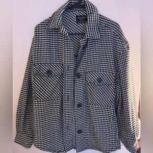 Black and white jacket